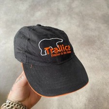 Trailer Sales Baseball Hat Mens 6 Panel Adjustable Strapback Cap Black