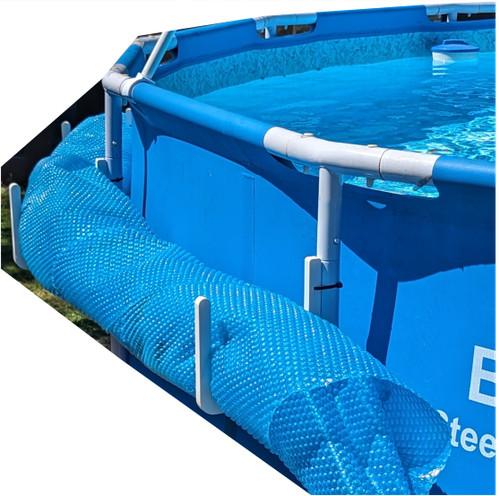Swimming pool cover - cover, holder