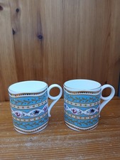 2 x Wedgwood Floral Brocade