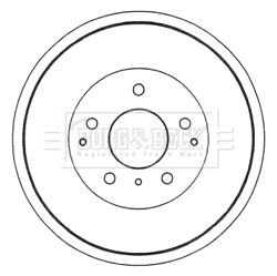 Borg beck bbr7162 - borg, brake