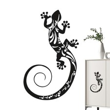Metal Gecko Outdoor Decor