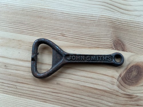 Vintage bottle opener john - opener,