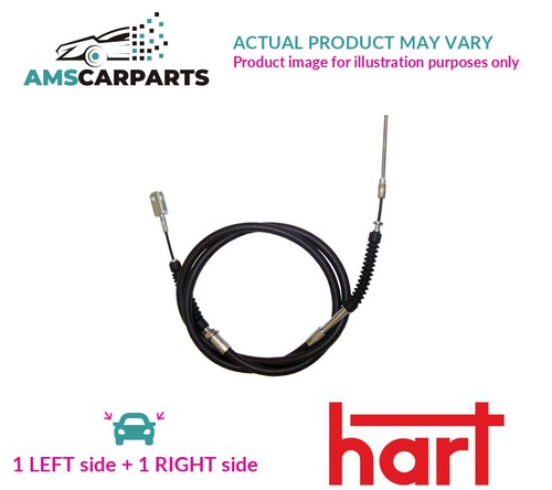 Handbrake cable pair rear 221 - cable,
