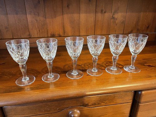 Glass crystal sherry glasses - glass/crystal,