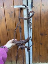 Schockemohle Tokyo Select Removable Flash Bridle Royal Oak/Cream