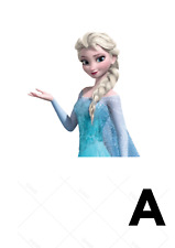 Pre Cut Various Size & Design Princess Elsa Edible Cake Toppers Decoration