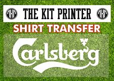 LIVERPOOL CARLSBERG SHIRT VINYL SPONSOR TRANSFER IRON ON