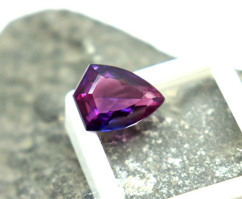 Mined purple tanzanite stone - mined,