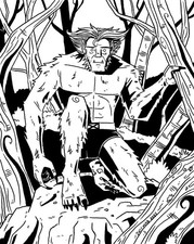 Beast - Original Ink Drawing