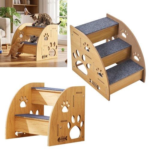 Dog stairs wooden non slip - dog,