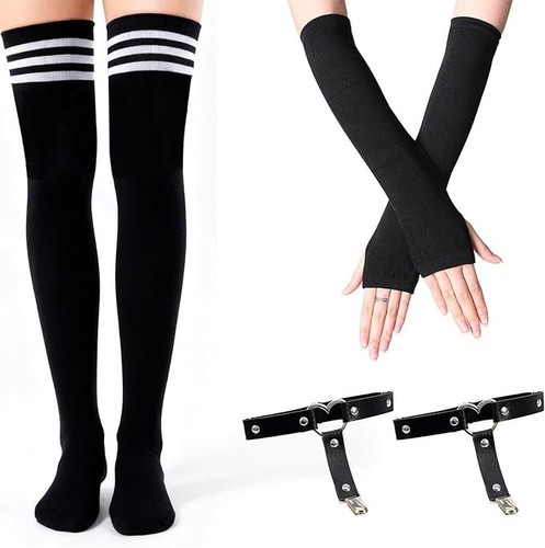 Women thigh high socks long - thigh,