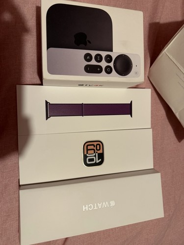 Empty apple watch and - watch, tv