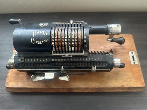 Antique 1920s rapid calculator - 1920s,