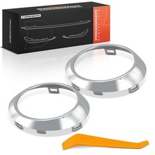 A-Premium 2x Chrome Bumper Fog