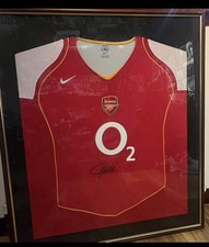 Thierry Henry No.14 Signed 2004/2005 Arsenal Home Shirt