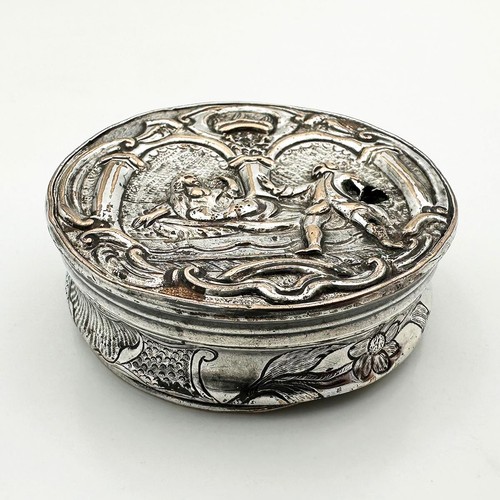 Georgian snuff box garrick - box,