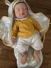 15'' Full Body Silicone Reborn Baby Girl Handmade Realistic Doll (L2)D1)