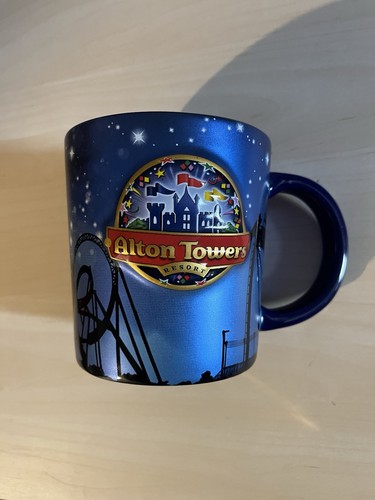 Large alton towers mug blue - towers,