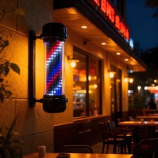 28” Rotating Barber Pole