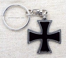 Black Iron Cross Pewter