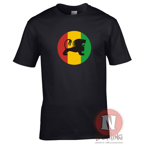Rasta lion shirt smoking - rasta,