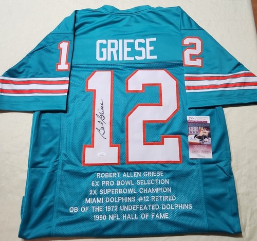 Bob griese signed custom - signed,
