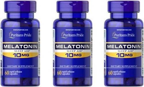 Melatonin 10mg bottles 60 - melatonin,