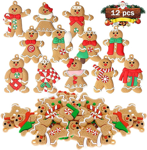 Gingerbread man ornaments - man,