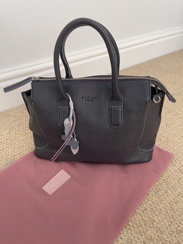Radley dark blue leather zip - dark,