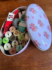 Vintage oval floral sewing