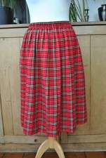 Vintage Ladies Red Tartan