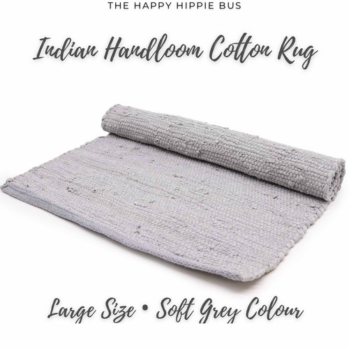 Handmade chindi rag rug grey - handmade,