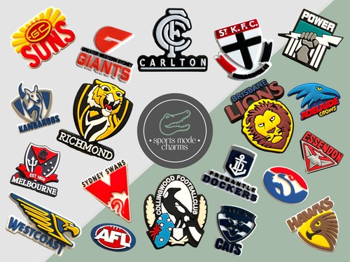 Aussie rules mascots charms - mascots,