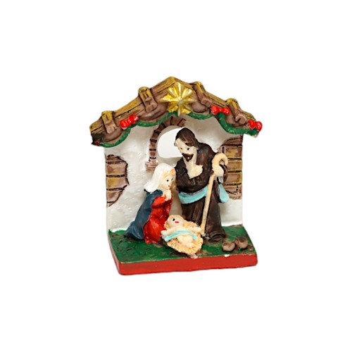 Dolls house nativity scene - house,