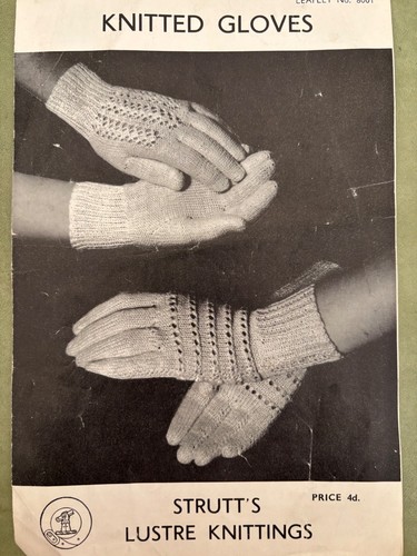 1940 vintage knitting pattern - knitting,
