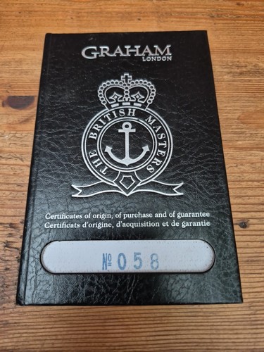 Genuine graham watch passport - genuine,