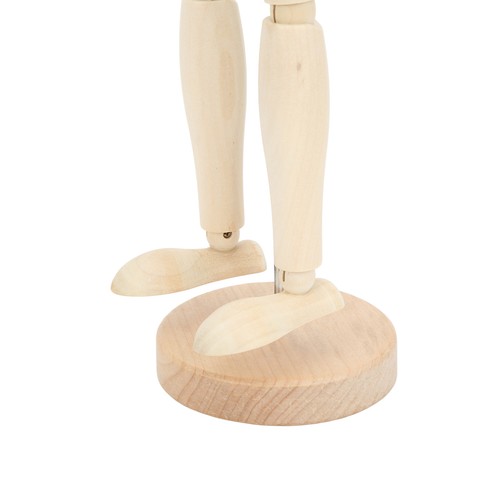 16in wooden mannequin mini - 16in,