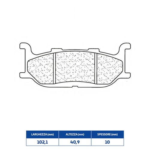 Front sintered brake pads for - front,