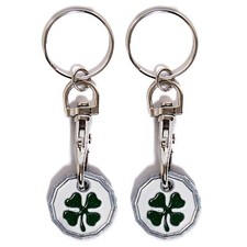 2 x SHAMROCK ONE POUND COIN