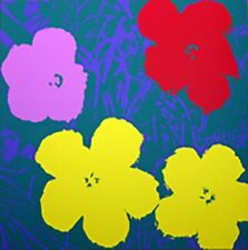 ANDY WARHOL POPPY FLOWERS