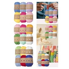 6Pcs Knitted Yarn Spaghetti