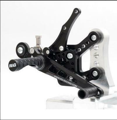 Adjustable rearsets - r&g, (race)