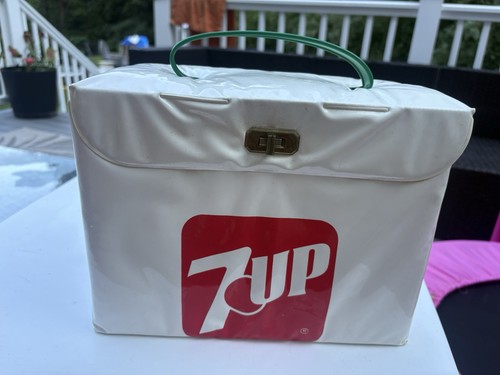 Vintage vinyl cooler bag - vintage,