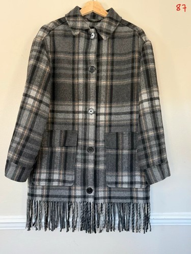 Grey tartan check - m&s, wool