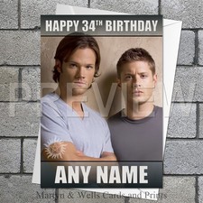 Supernatural birthday card