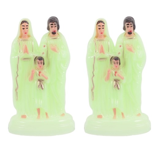 2pcs plastic holy sculpture - 2pcs,