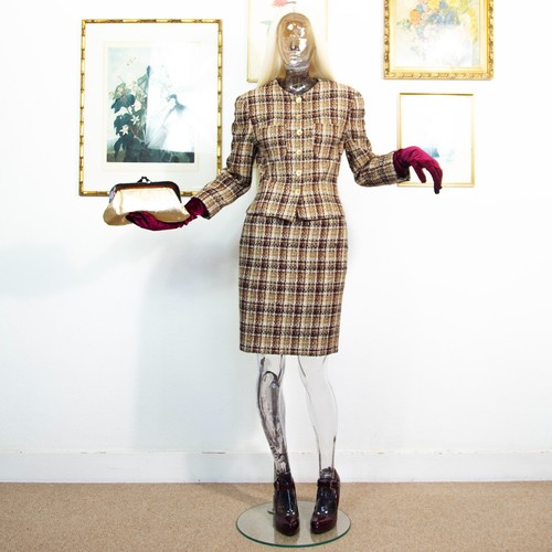Vintage 1980s plaid skirt - vintage,