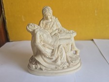Vintage Resin Pieta Sculpture