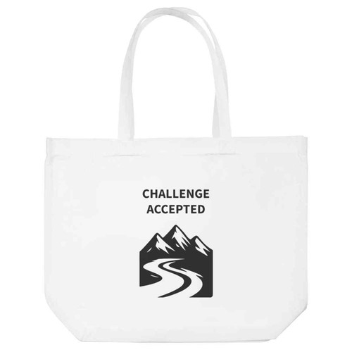 Skiing challenge accepted - 'skiing, accepted'