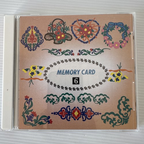 Janome memory card floral - card,